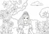 Barbie Coloring Page Princess