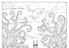 Batman Halloween Coloring Page