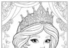 Beautiful Princess Coloring Page