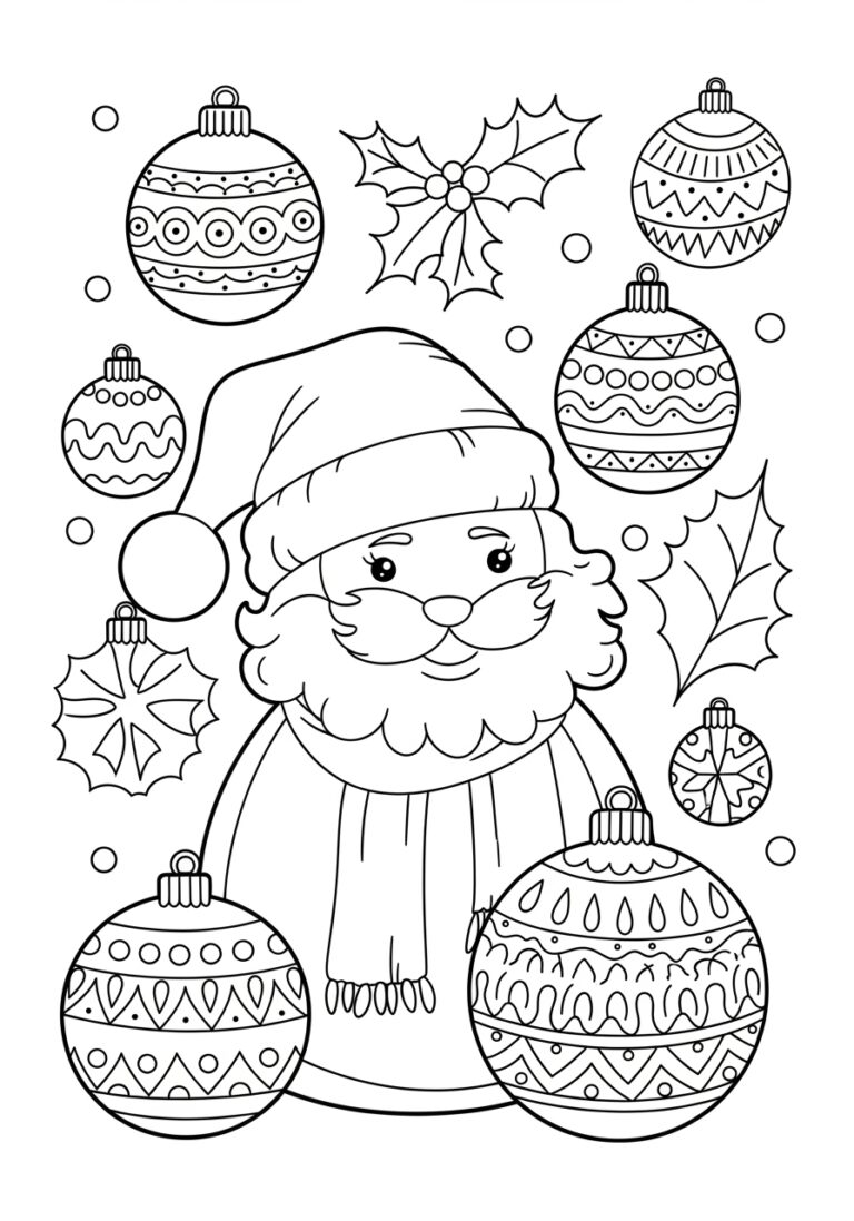 Best Christmas Coloring Page