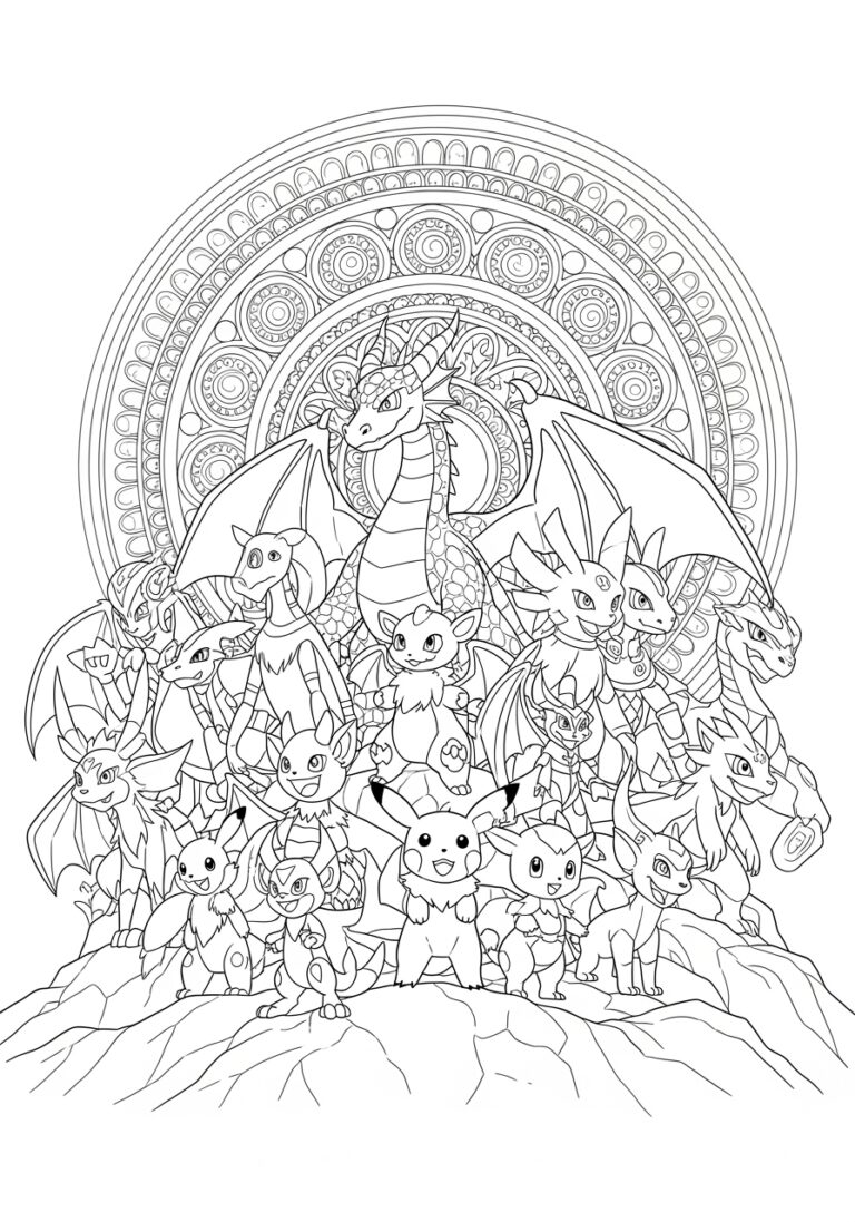 Best Pokemon Coloring Page Best Pokemon Coloring Page