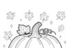 Blank Pumpkin Coloring Page