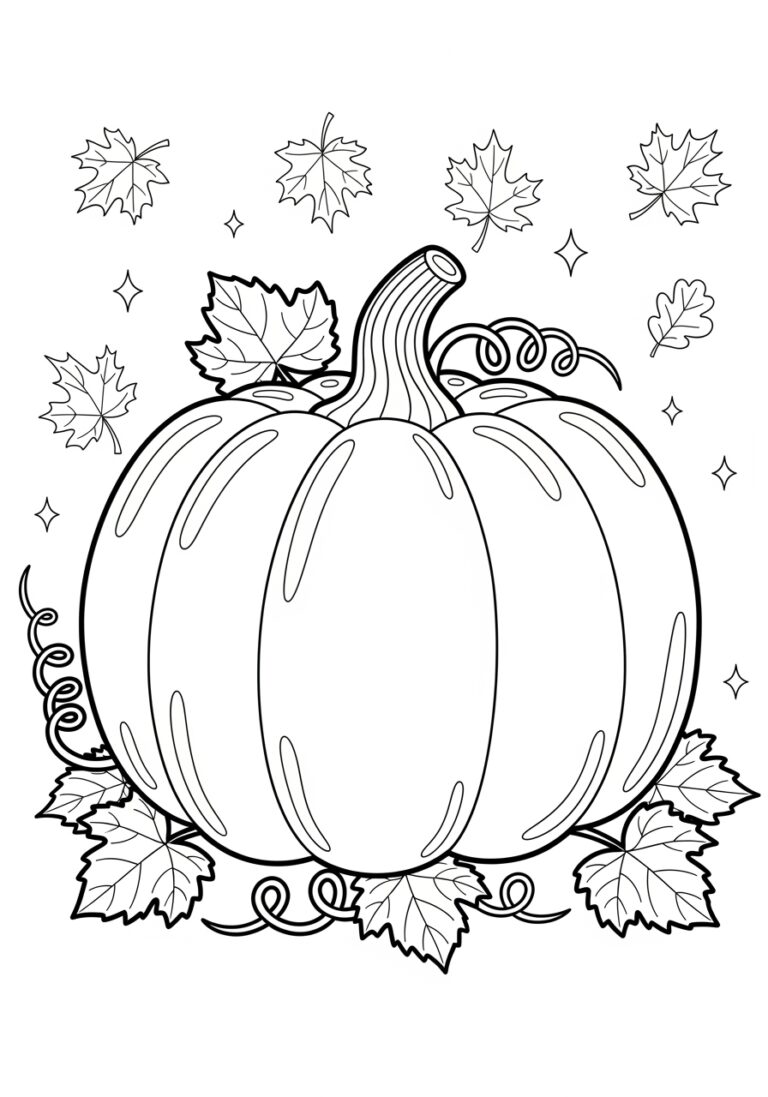 Blank Pumpkin Coloring Page Blank Pumpkin Coloring Page