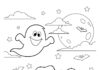 Blue’s Clues Halloween Coloring Page