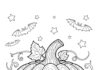 Carved Pumpkin Coloring Page to Print Out and Color