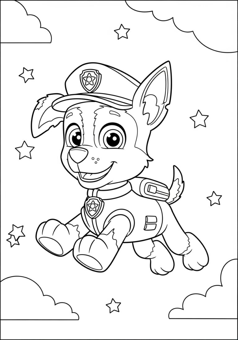 Chase Color Page to Print Out and Color