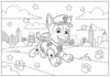 Chase from Paw Patrol Coloring Page