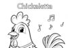 Chickaletta Coloring Page to Print Out and Color