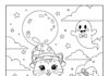 Children’s Halloween Coloring Picture to Print Out and Color