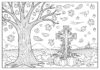 Christian Fall Coloring Page