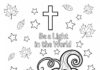 Christian Pumpkin Coloring Page