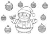 Christmas Calendar Coloring Page