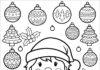 Christmas Coloring Activity for Kindergarten