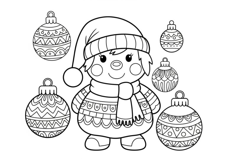 Christmas Coloring Card
