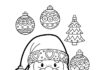 Christmas Coloring Page for 3 Year Olds