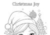 Christmas Coloring Page for Teens