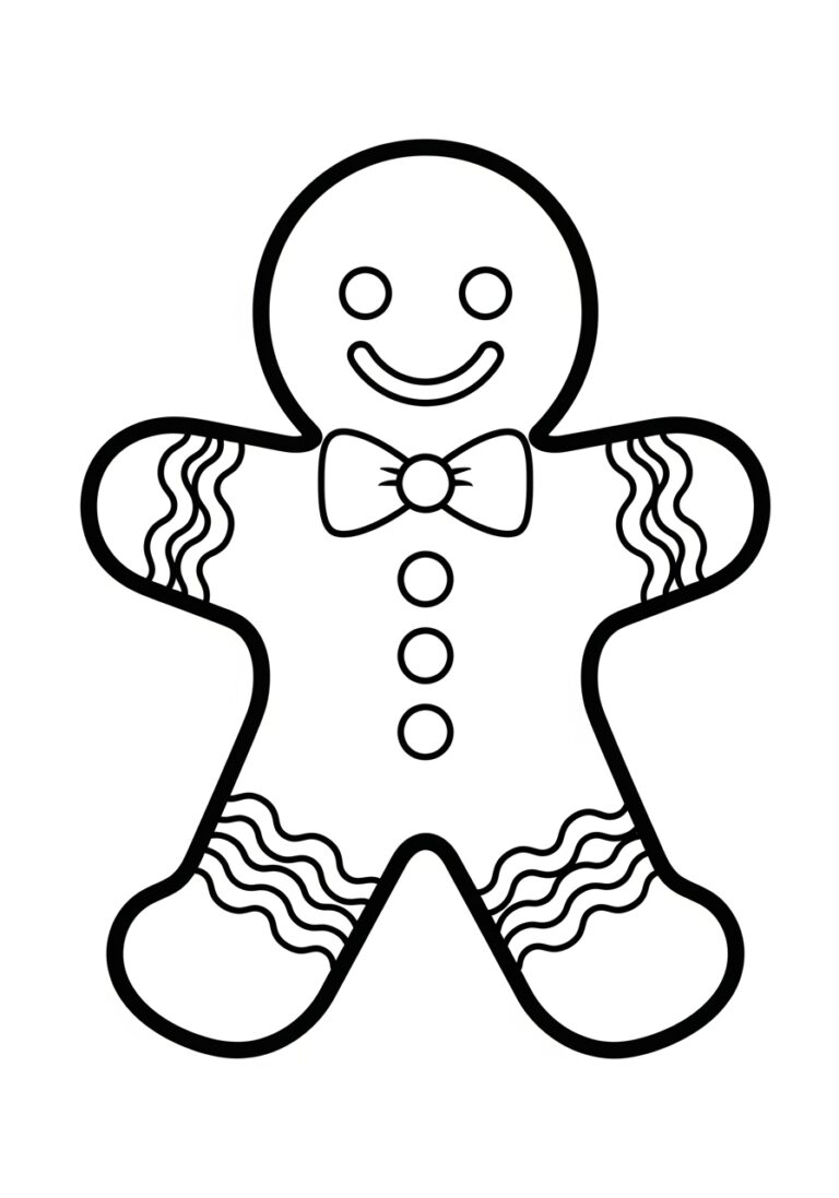 Christmas Coloring Page Gingerbread Man Christmas Coloring Page Gingerbread Man