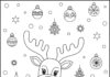 – “Christmas Coloring Page Reindeer