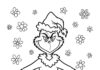 Christmas Coloring Page The Grinch