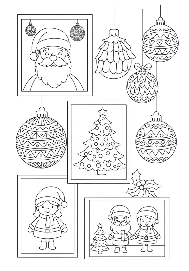 Christmas Coloring Photo