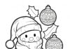 Christmas Colouring Stencil