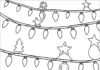 Christmas Light Coloring Page