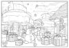 Christmas Minecraft Coloring Page