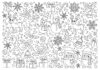 Christmas Pattern Coloring Page