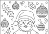 Christmas Stuff Coloring Page
