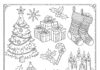 Christmas Symbol Coloring Page