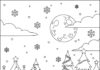 Christmas Time Coloring Page