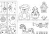 Christmas Toy Coloring Page