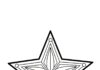 Christmas Tree Star Coloring Page