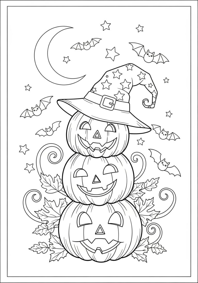 Color Halloween Printable