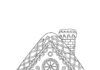 Coloring Page Gingerbread House