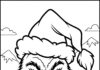 Coloring Page of the Grinch