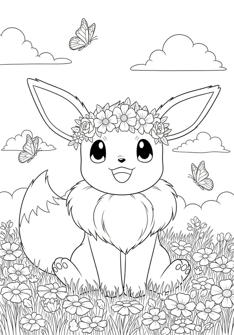 Eevee Picture to Print Out and Color Eevee Picture to Print Out and Color
