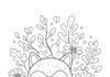 Coloring Page for Preschooler Fall