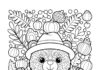 Coloring Page for the Fall