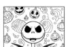 Coloring Page Jack Skellington
