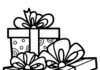 Coloring Page of Presents