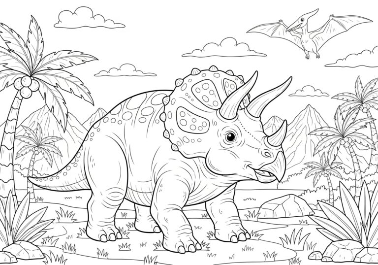 Triceratops Picture to Print Out and Color Triceratops Picture to Print Out and Color