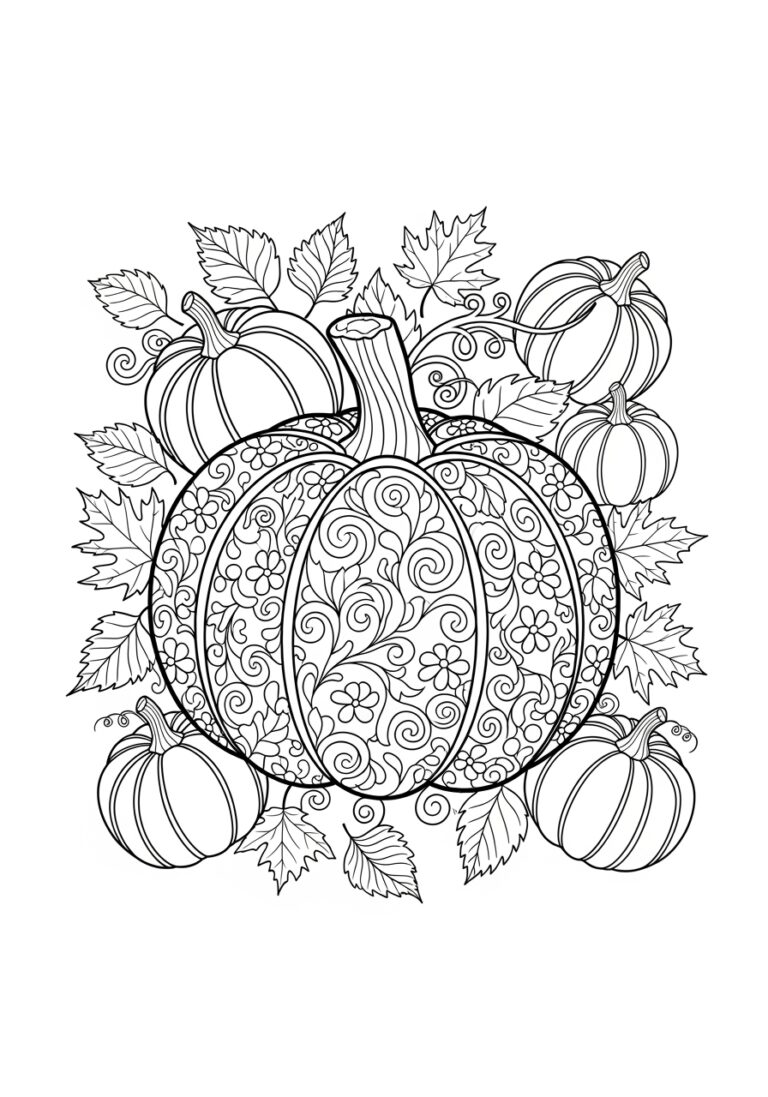 Pumpkin Picture to Print Out and Color Pumpkin Picture to Print Out and Color