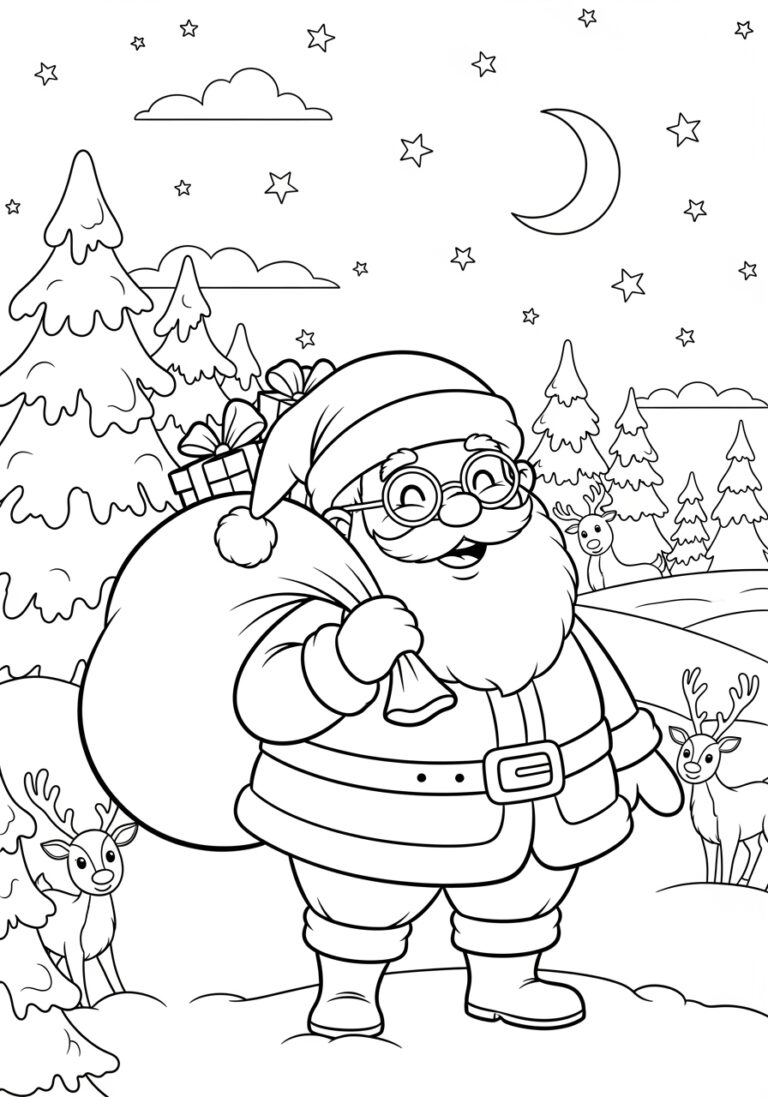 Coloring Santa Coloring Santa
