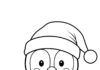 Cute Christmas Penguin Coloring Page
