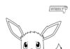 Cute Eevee Evolution Coloring Page