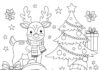 Cute Holiday Coloring Page