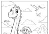 Disney Dinosaur Coloring Page