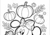Disney Fall Coloring Page
