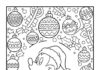 Disney Xmas Coloring Page